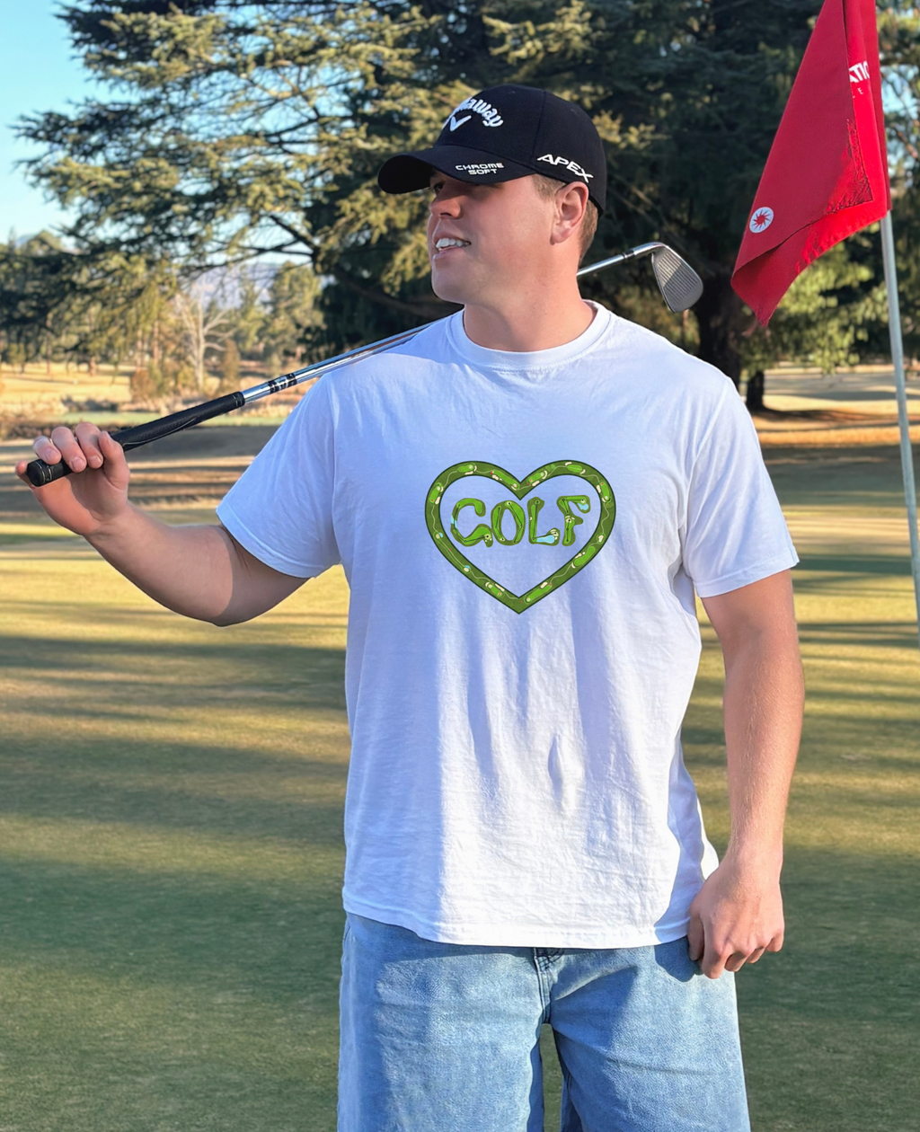 Golf Heart Fairway ~ Classic White Tee (Copy)