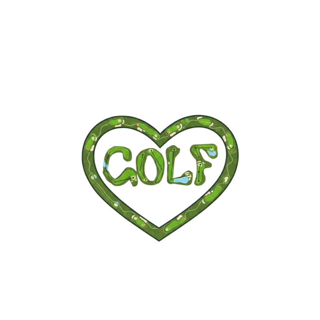 Golf Heart Fairway ~ Classic White Tee (Copy)