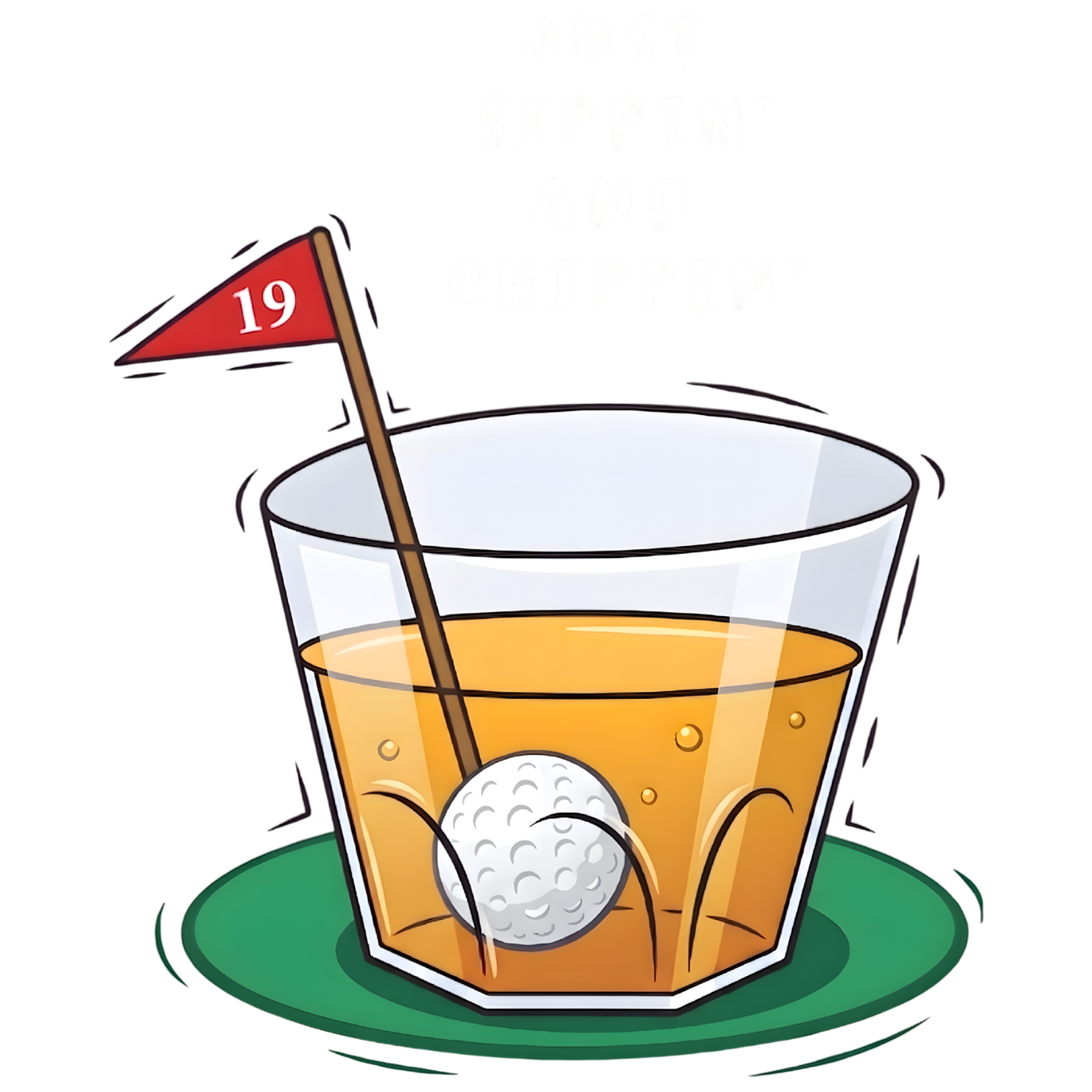 Sippin' & Chippin' ~ Low Key tee