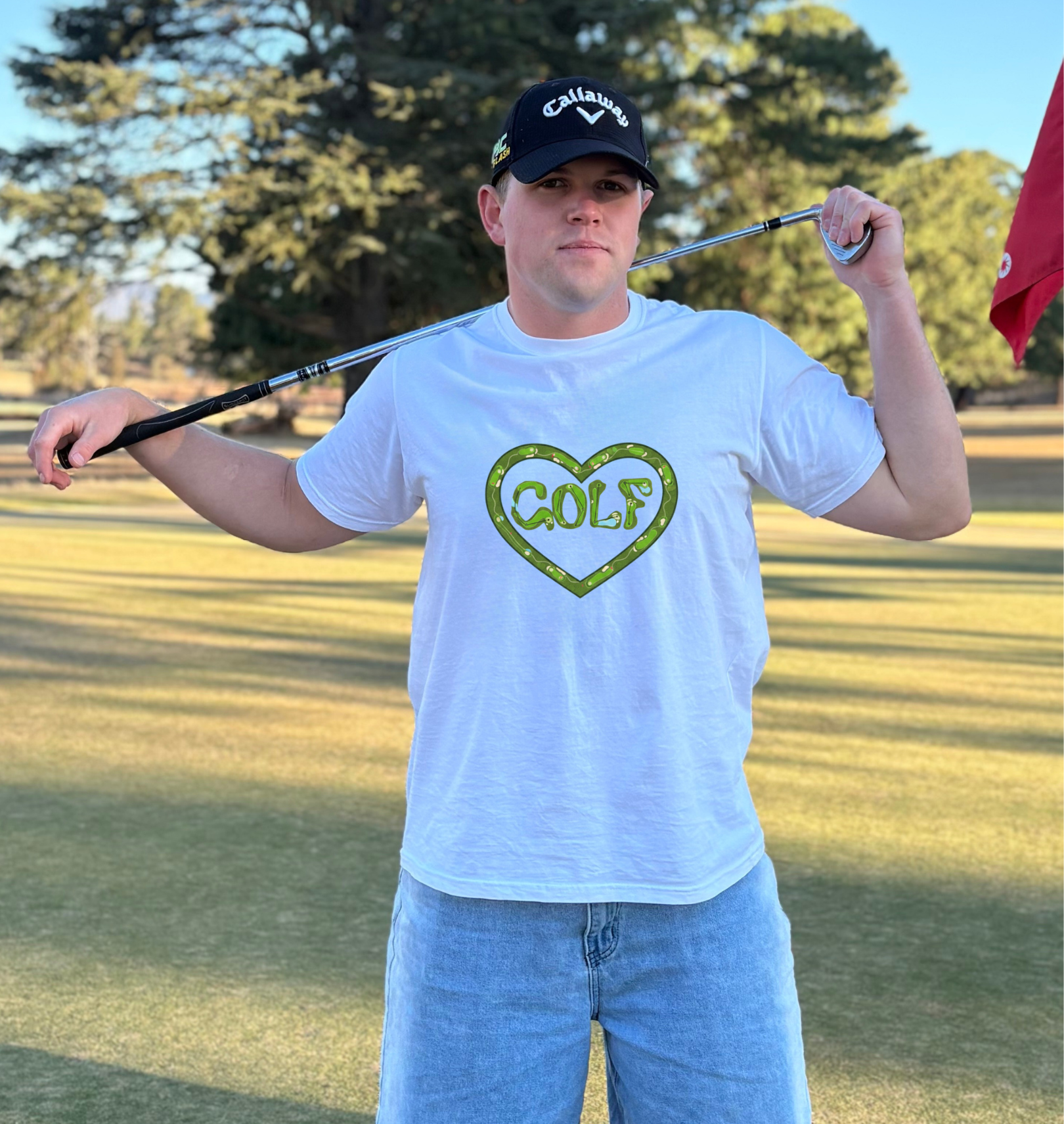 Golf Heart Fairway ~ Classic White Tee (Copy)