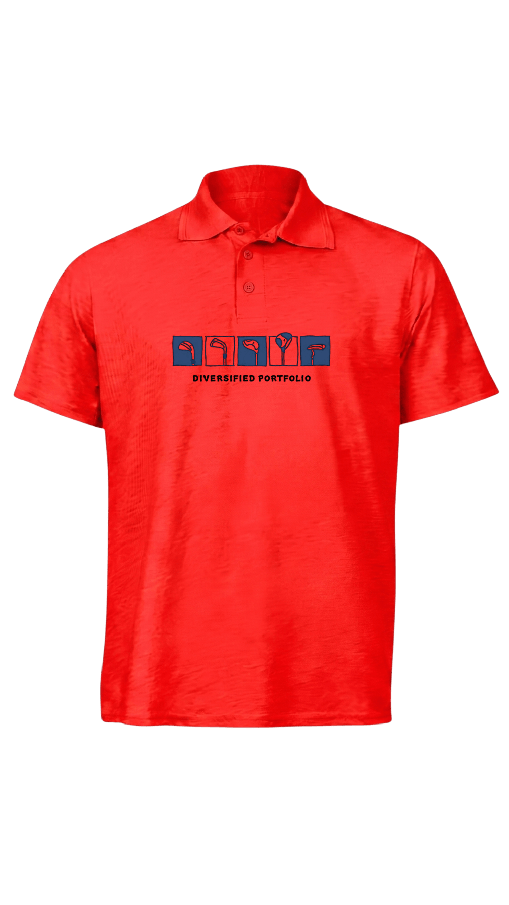 Diversified Portfolio ~ Golf Polo Tee - Quiet Tee Club
