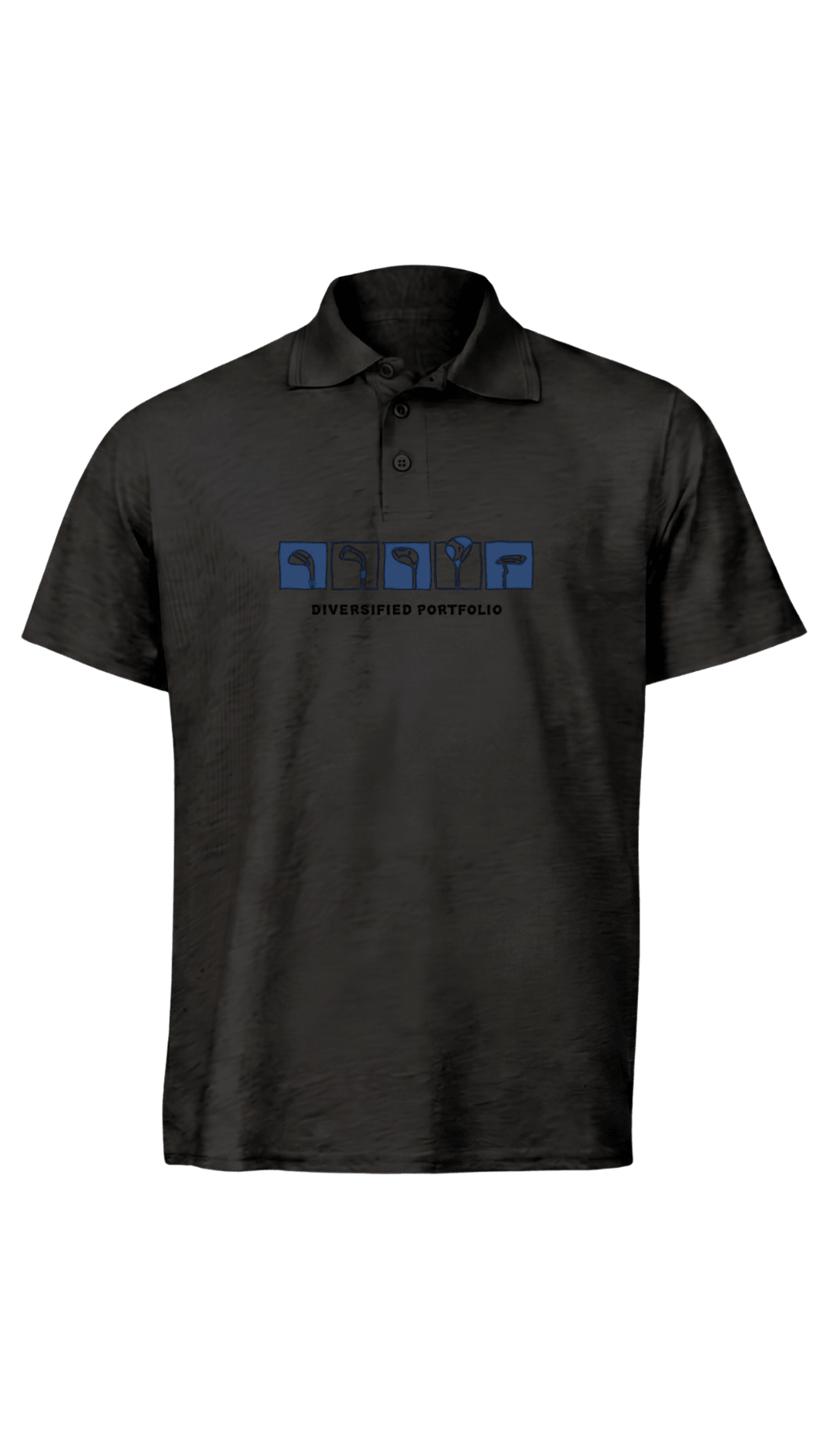 Diversified Portfolio ~ Golf Polo Tee - Quiet Tee Club