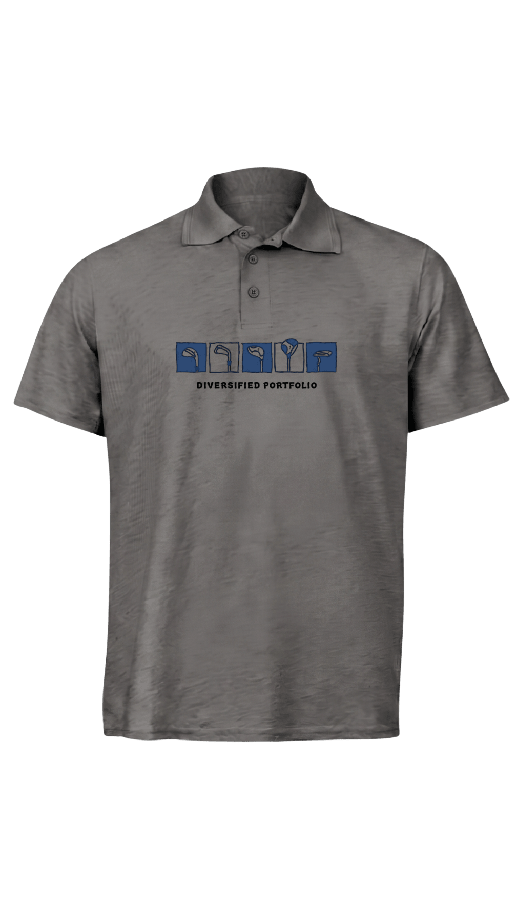 Diversified Portfolio ~ Golf Polo Tee - Quiet Tee Club
