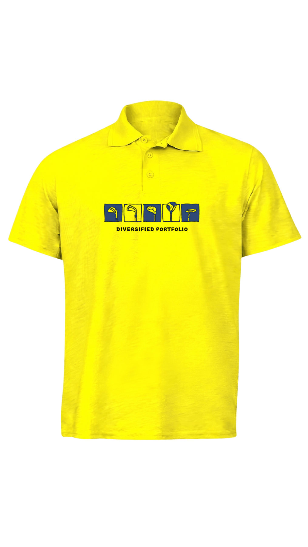 Diversified Portfolio ~ Golf Polo Tee - Quiet Tee Club