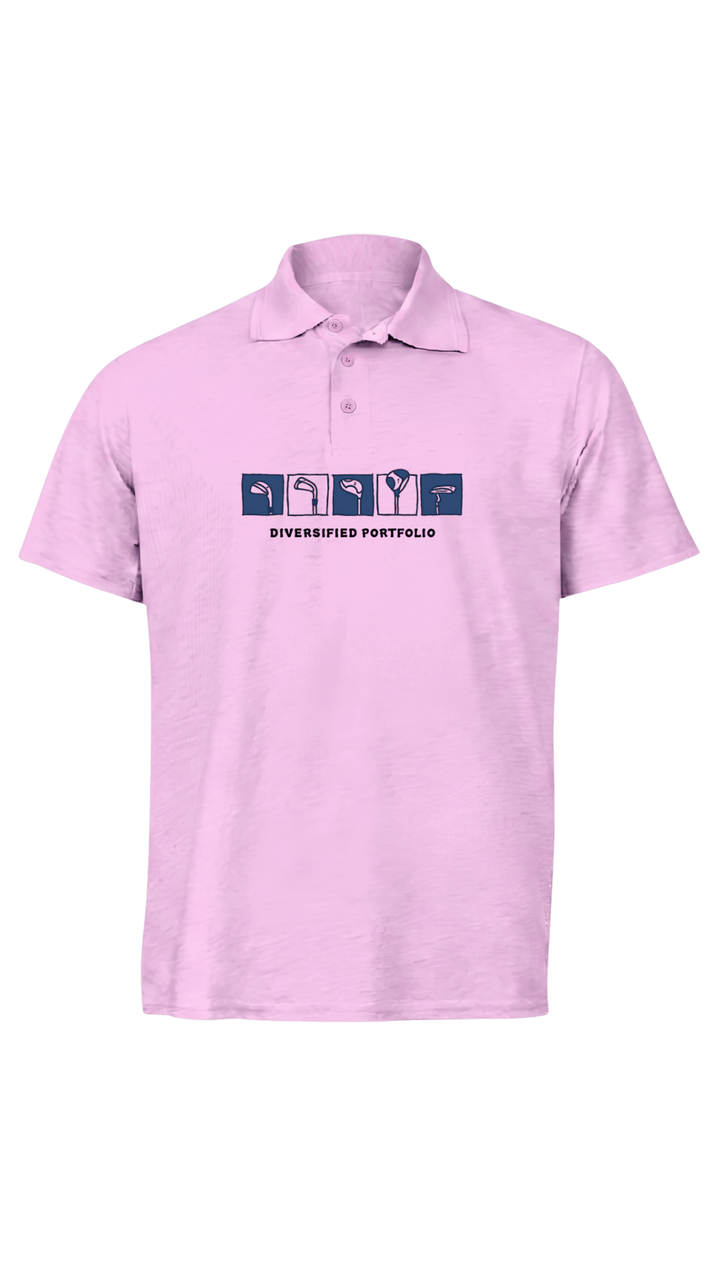 Diversified Portfolio ~ Golf Polo Tee - Quiet Tee Club