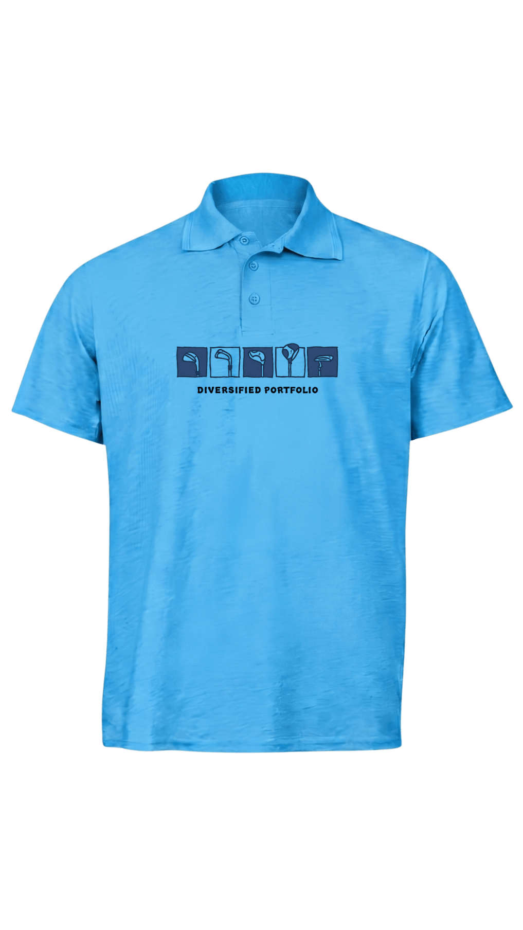 Diversified Portfolio ~ Golf Polo Tee - Quiet Tee Club