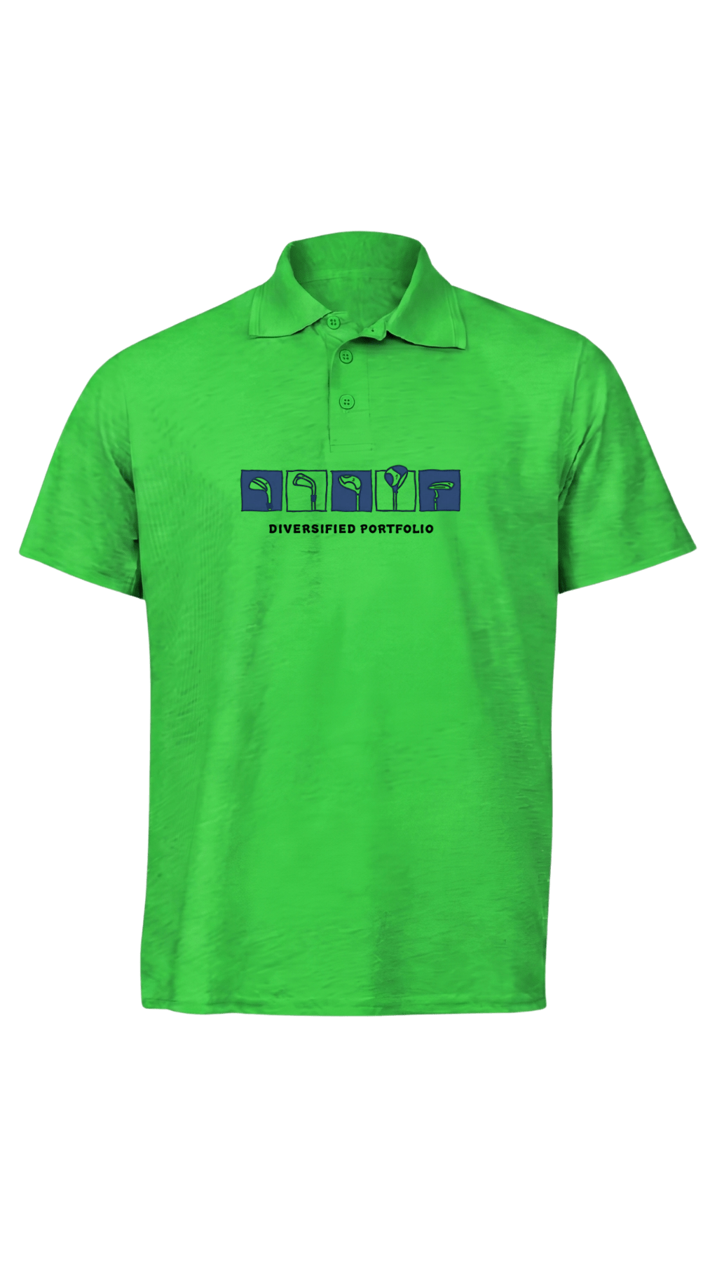 Diversified Portfolio ~ Golf Polo Tee - Quiet Tee Club