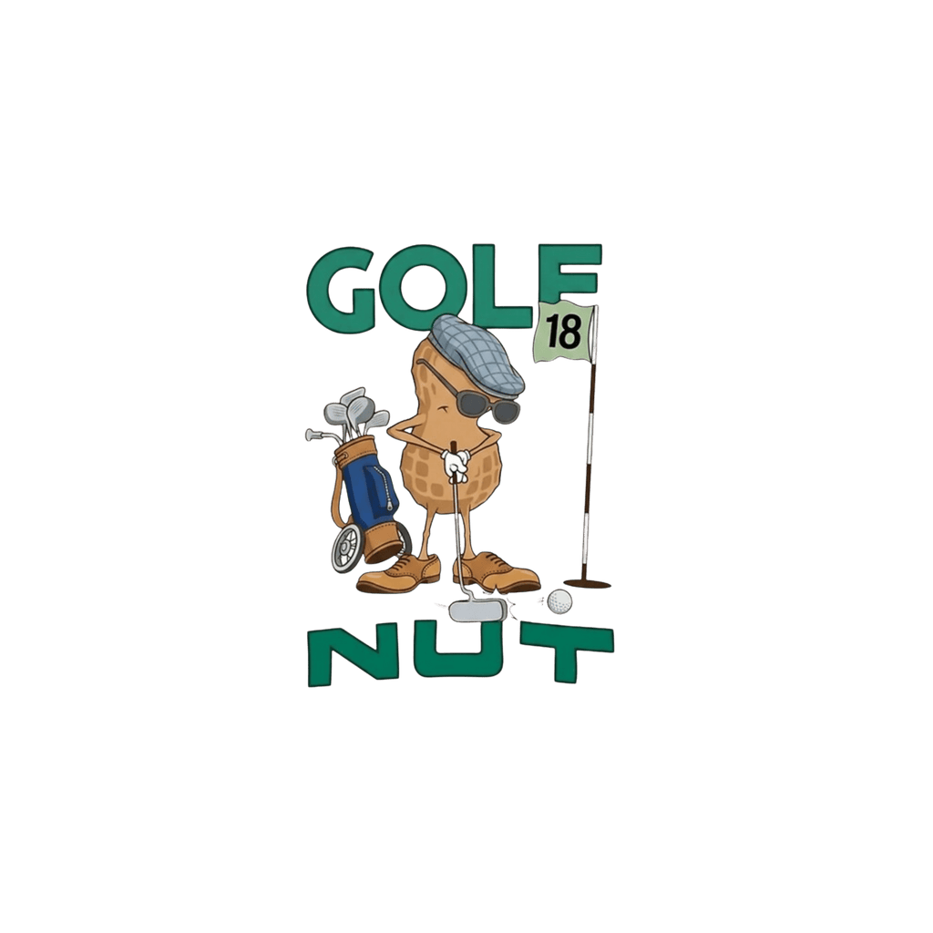 Golf Nut ~ Golf Polo Tee - Quiet Tee Club