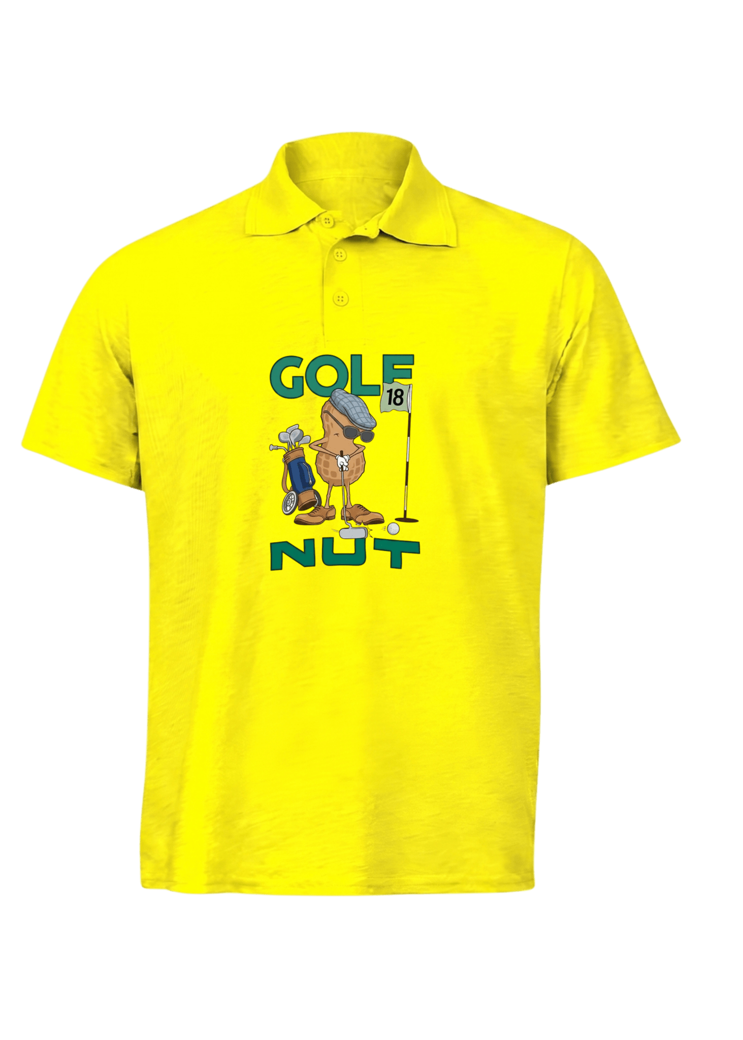 Golf Nut ~ Golf Polo Tee - Quiet Tee Club