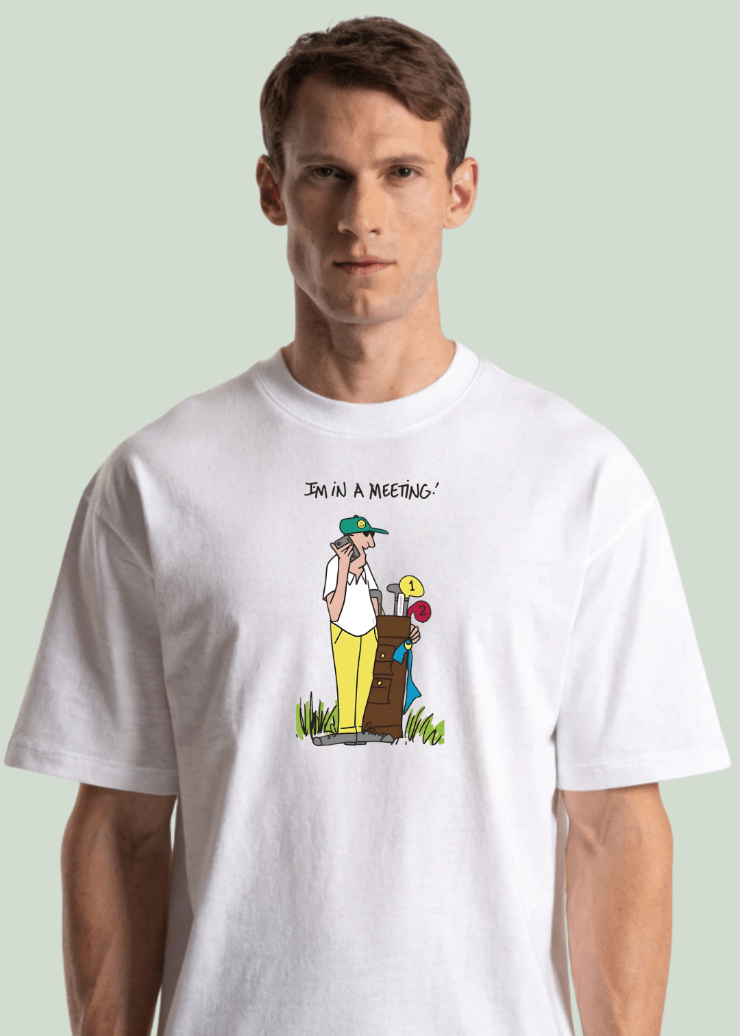 I'm In A Meeting ~ Golf Tee - Quiet Tee Club