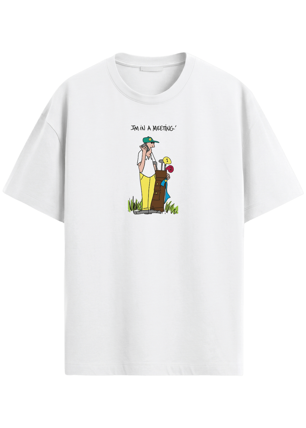 I'm In A Meeting ~ Golf Tee - Quiet Tee Club