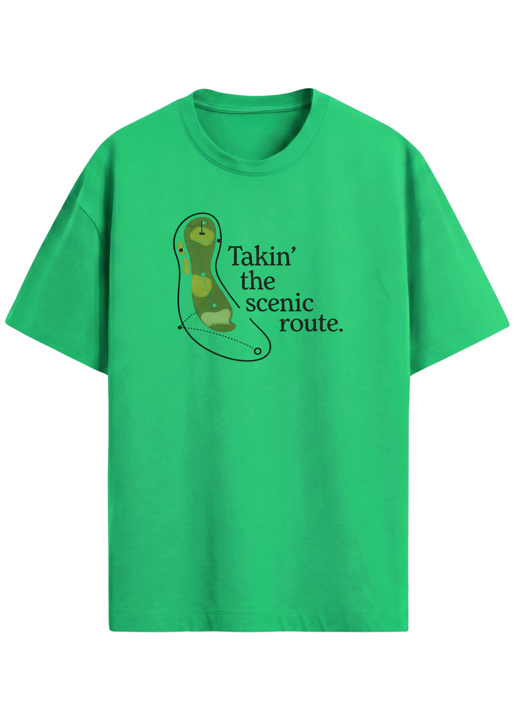 Takin' The Scenic Route ~ Golf tee