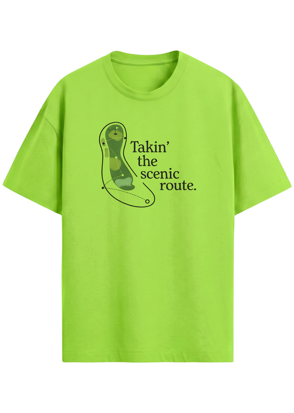 Takin' The Scenic Route ~ Golf tee