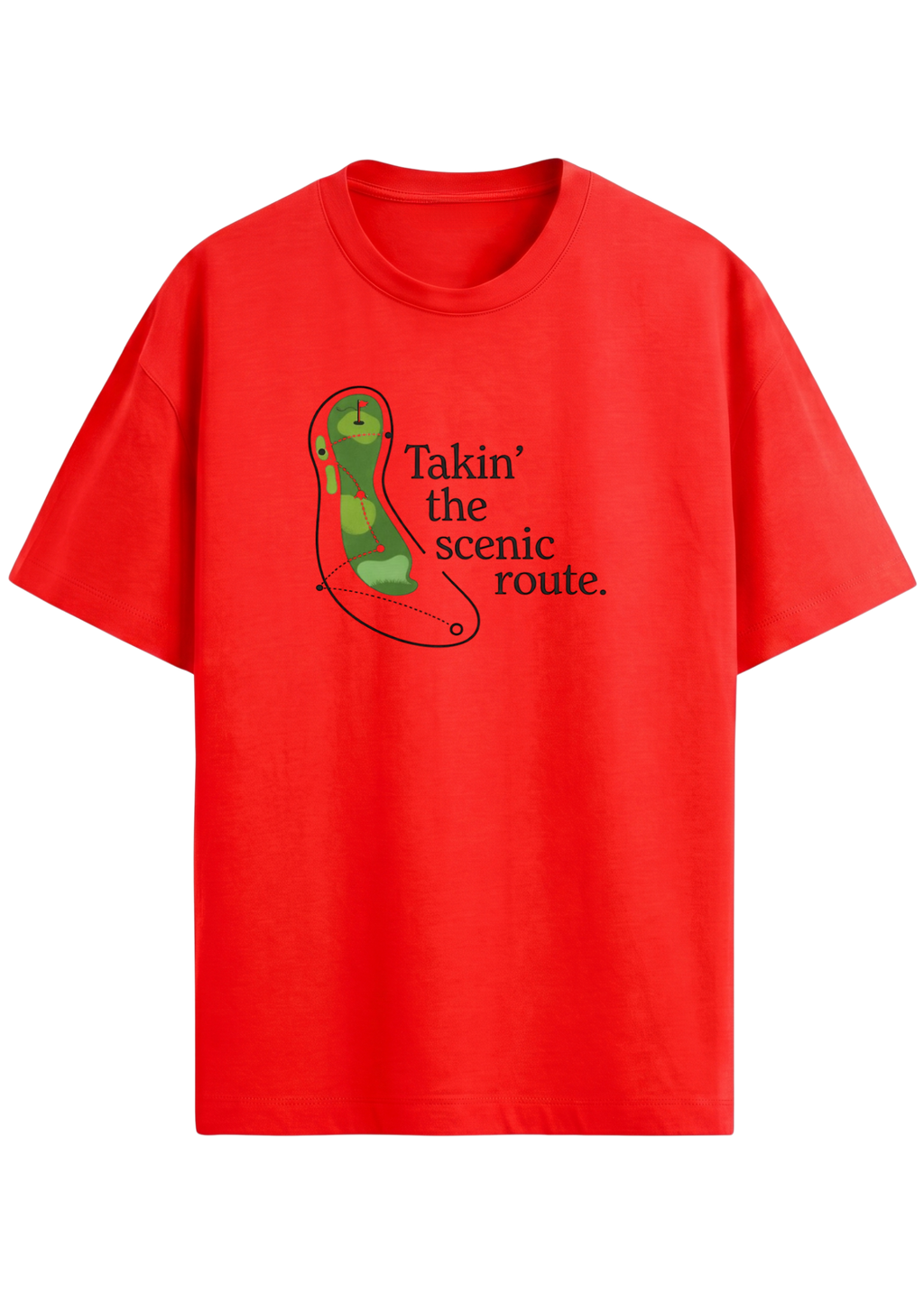 Takin' The Scenic Route ~ Golf tee