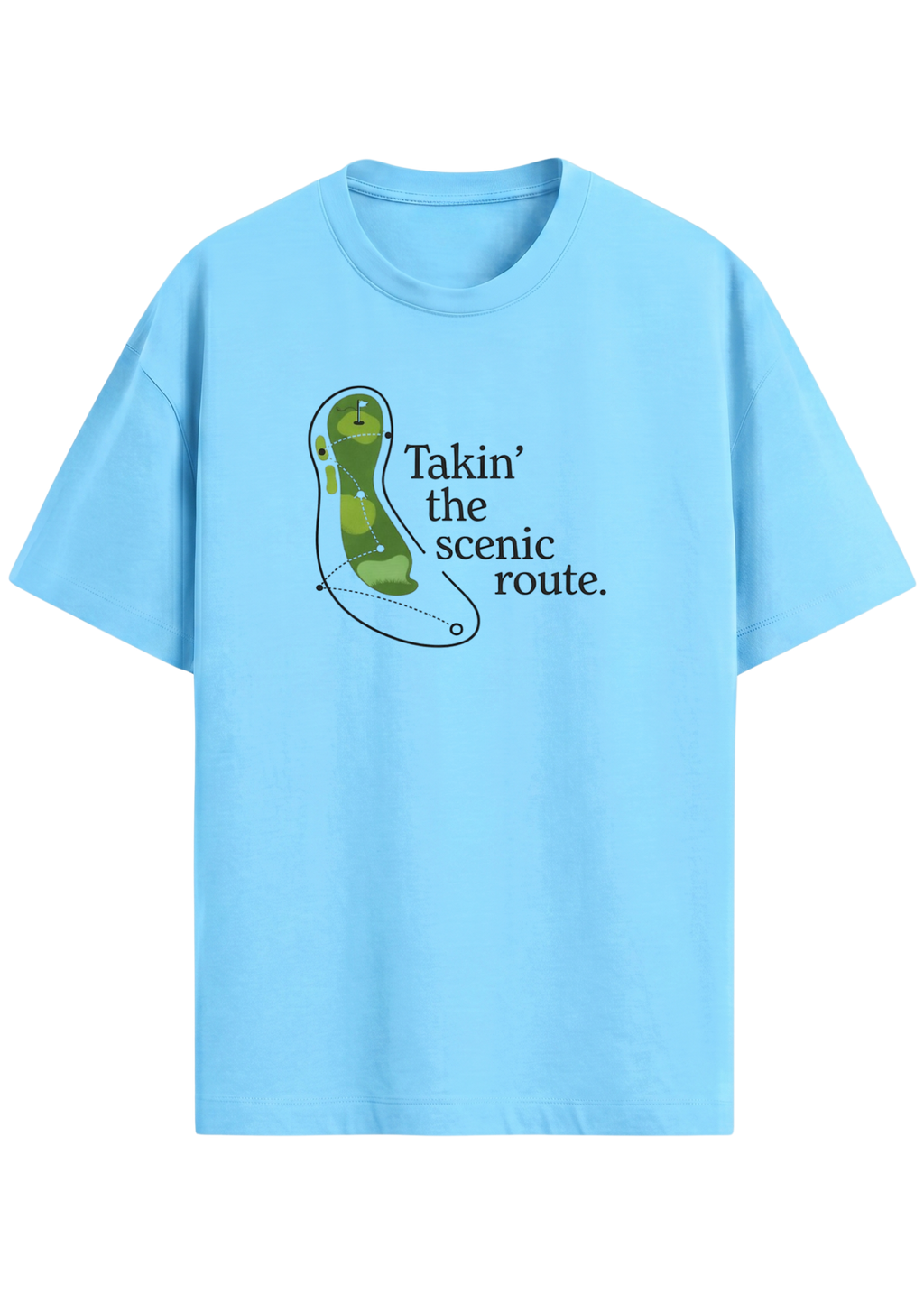 Takin' The Scenic Route ~ Golf tee