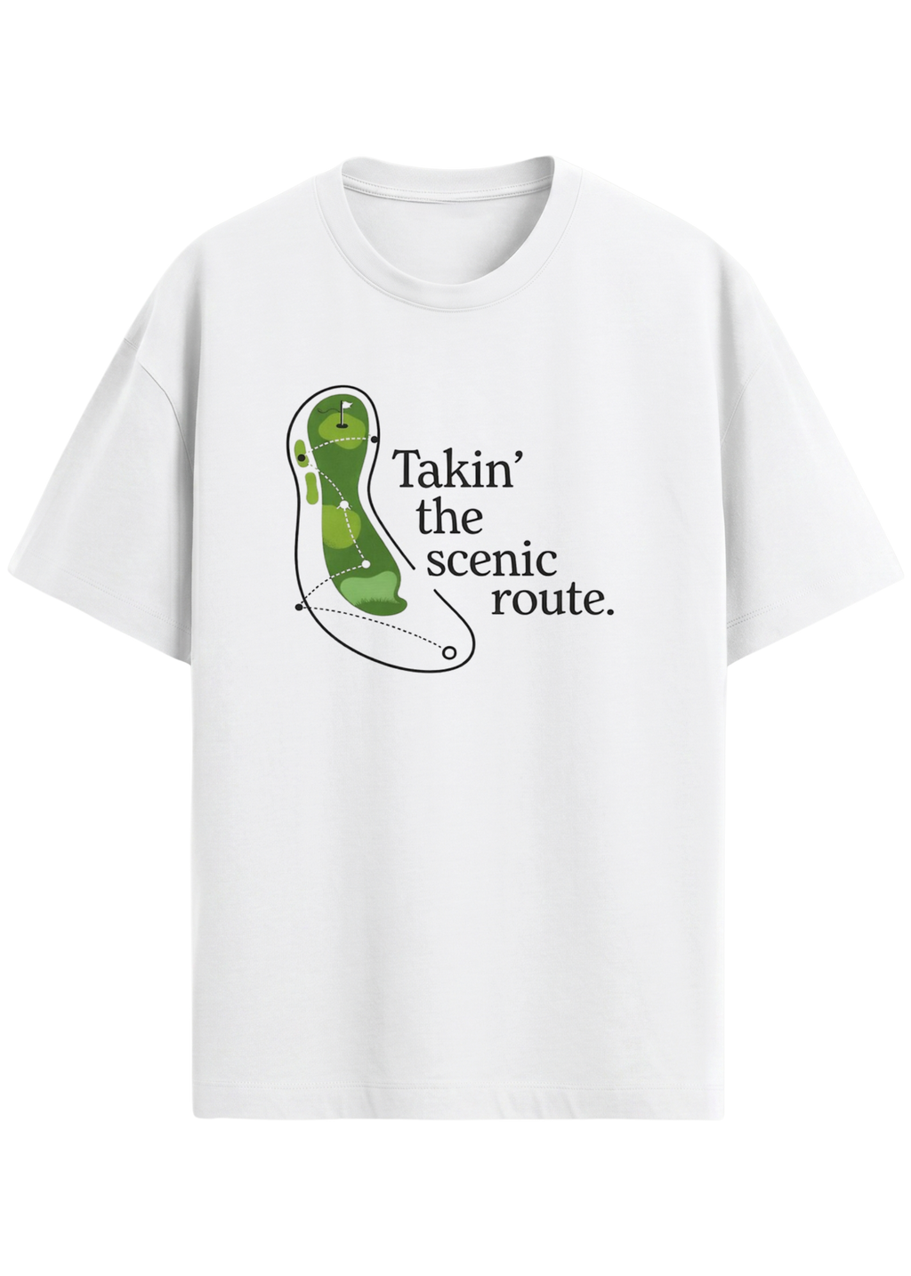 Takin' The Scenic Route ~ Golf tee