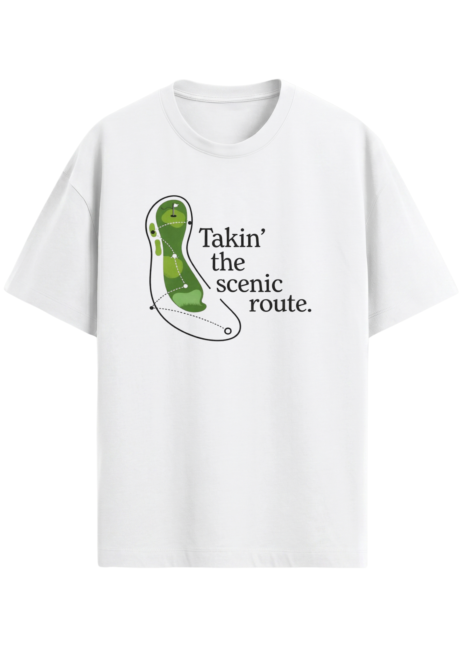 Takin' The Scenic Route ~ Golf tee