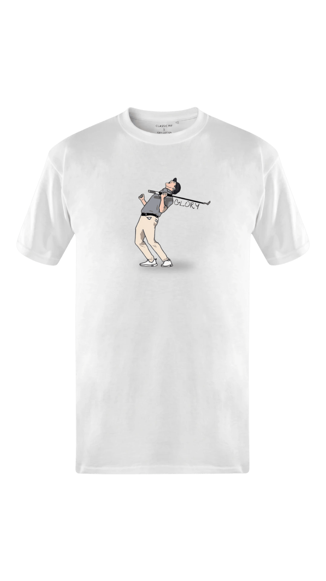 The Follow-Through ~ Classic White Tee - Quiet Tee Club